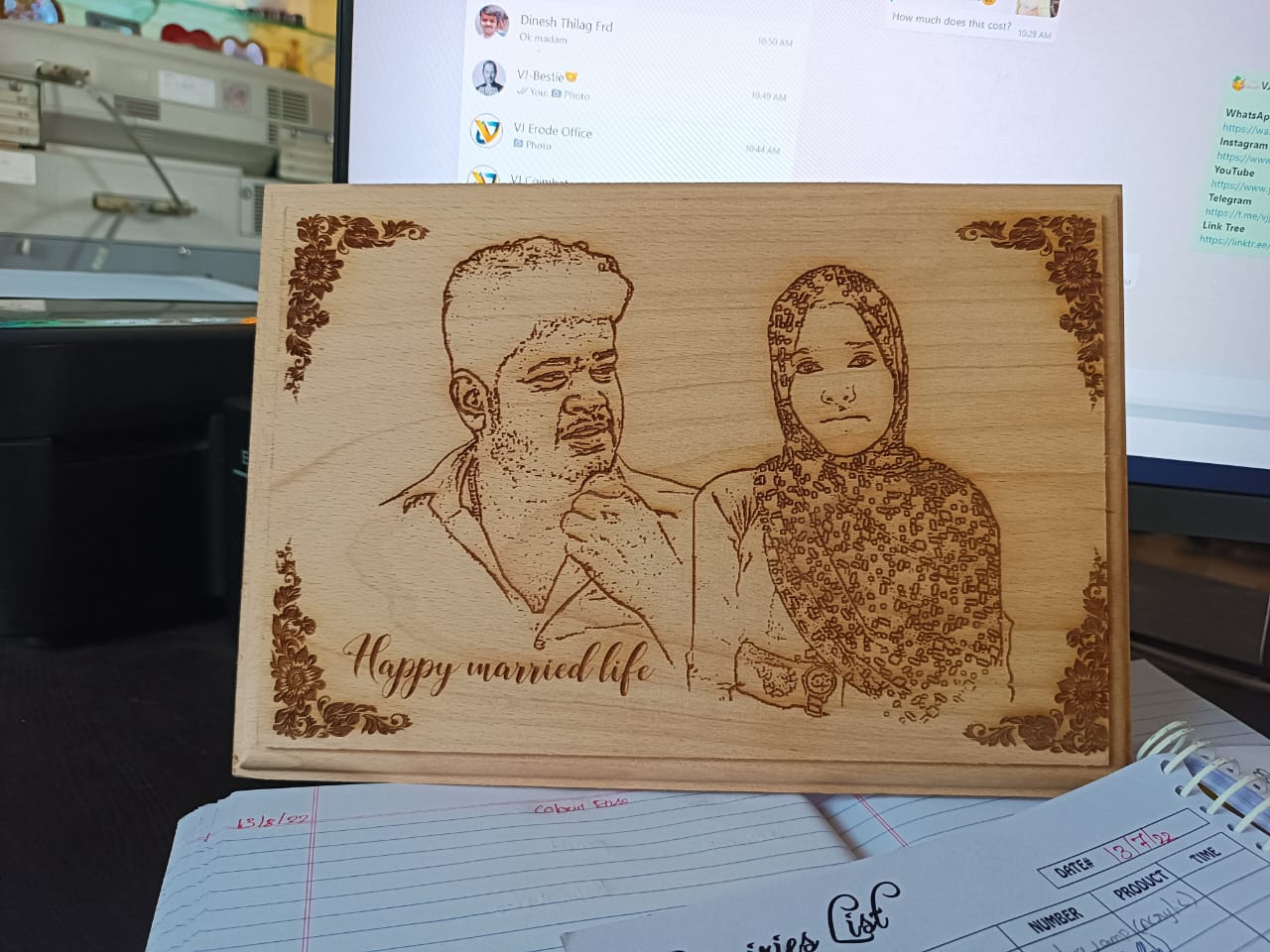 Wooden engraving